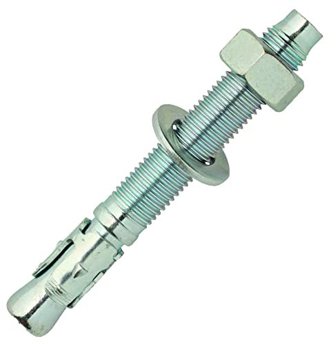 Scell-it 30 Goujons Ancrage en Acier Galvanise M8 X 80 MM, Fixation Charges Lourdes, Béton, Pierre, Brique, Pose Rapide