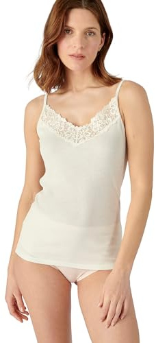 Damart - Caraco Thermolactyl, Douceur Soyeuse, Femme, Blanc, Taille M, Bretelle