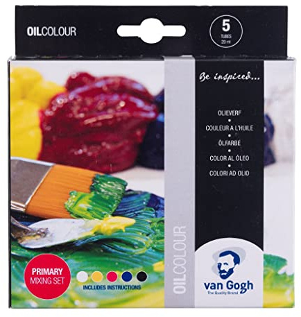 Óleos Van Gogh, Estuche de Mezcla de Colores primarios | 5 x 20 ml (02820405)