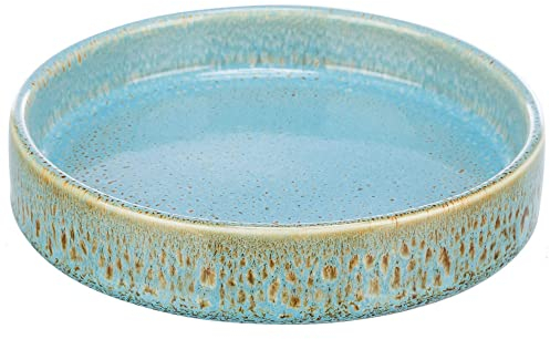TRIXIE - Futternapf für Katzen aus Keramik, 0,25 l/Ø 15 cm, blau