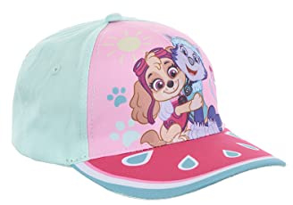 PAW PATROL Baseball Cap, Kappe Schirmmütze Hut für Kinder Mädchen mit Klettverschluss verstellbar