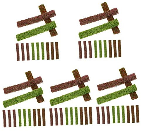YARNOW 60piezas Miniature Artificial Flower Clusters para Decoración De Paisajes Resistencia Altas Temperaturas para Jardines Miniatura y Mesas