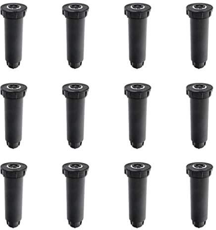 Garden Sprinklers,Pop Up Sprinkler Head Garden Spray Nozzle Lawn Buried Watering Sprinkler Head 12PCS