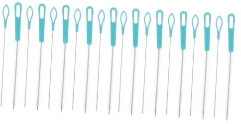 ABOOFAN 2sets Thick Pipe Cleaners Straw Brush Long Straw Cleaner Brush Set 10pcs*2