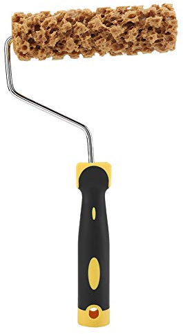 Pennello a Rullo Per Pittura, Rullo Per Pittura con Texture, Rullo Per Pittura con Manico, Decora Per Strumento di Pittura Murale Pennello a Rullo Per Pittura con Motivo Texture con Manico Decora Per