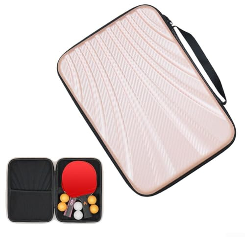 Ping-Pong Paddle Case, Tischtennis Schläger Tasche EVA Hartschale Tischtennis Paddle Box Case Aufbewahrungstasche