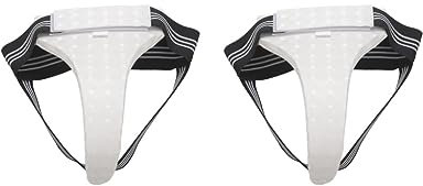 2 set Taekwondo Groin Guard Protector Abdominal Guard Boxing Kickboxing Adjustable Women M