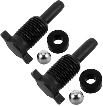 SOLUSTRE 2stücke Wagenheberzubehör Aus Stahl Ersatz Für Hydraulikheber Mit Ölpumpenstecker Und Dichtung Für Montage Und Reparatur Von Automobilanlagen