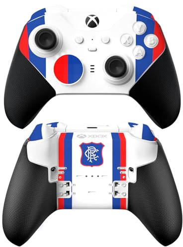 Head Case Designs Officially Licensed Rangers FC Away 2024/25 Kit Vinyl Sticker Gaming Skin Decal Cover Compatible With Xbox Series X & S Elite Wireless Controller Series 2