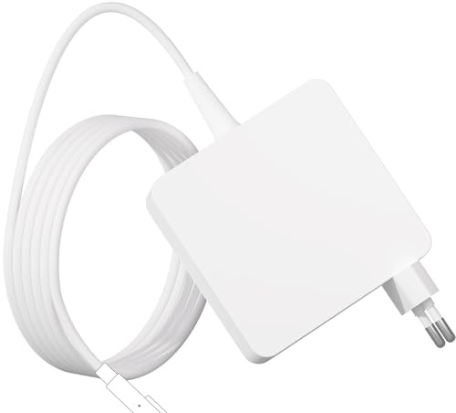 Mac Book Pro - Caricatore di ricambio per Mac Pro 85 W 60 W L-Tip Shape Connector Adattatore di alimentazione per computer portatile Mac 13 15 17 pollici prima metà 2012 e Mac (2006-2010)