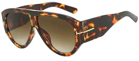 APAYAN Sonnenbrille Vintage Mode Pilot Sonnenbrille Für Frauen Sonnenbrille UV400 Augenschutz Brillen Sonnenschutz Sonnenbrille-C4