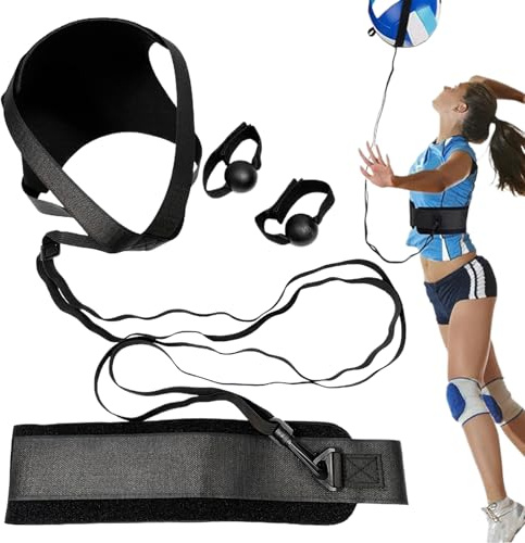 Entrenador de Vóley, Entrenador De Remates Y Saques Para Práctica Individual, Banda de Rebote para Voleibol de Playa con de Práctica para Saques, Recepciones y Remates en Interior y Exterior