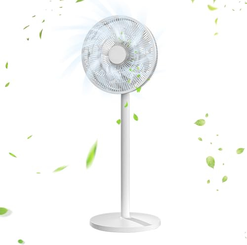 Generico Ventilatore da Terra - Ventilatore Super Silenzioso e Potente | Ventilatore Oscillante a Pedestallo per Casa Ufficio Cucina Soggiorno e Camere Universitarie