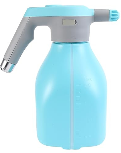 Toyvian Pulverizador Eléctrico de Mano para Jardinería Doméstica 2l, Botella Rociadora Portátil para Plantas, Riego Interior y Exterior, Presión Ajustable, Práctico y Seguro