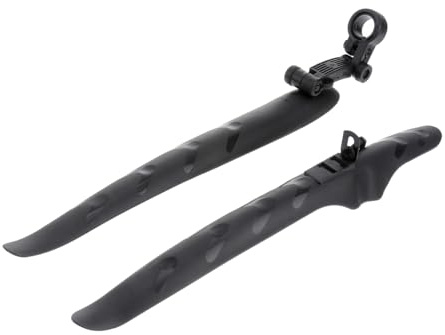 NOLITOY Fahrrad Schutzblech für Rennrad Robustes Schlagfestes Kunststoff Material Einfache Montage Wasserdichter Schmutzfänger Fahrrad Zubehör für Effektiven Regenschutz