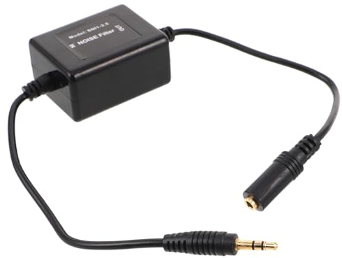 TOGEVAL Filtro Audio Passivo Aux Antirumore per Auto e Home Stereo Isolatore Loop di Riduce Fruscii e Disturbi per Audio Auto e Altoparlanti Portatili