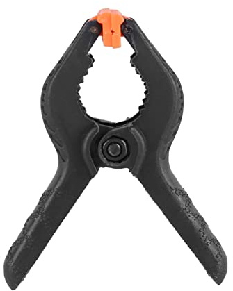 Aoresac 10 Stück 2,6 Zoll Schwarze A-Typ-Kunststoff-Federklemmenklammer, Holzbearbeitungsklemme, Federklemmen mit Guter Klemmkraft Zum Klemmen von Holzmodulen