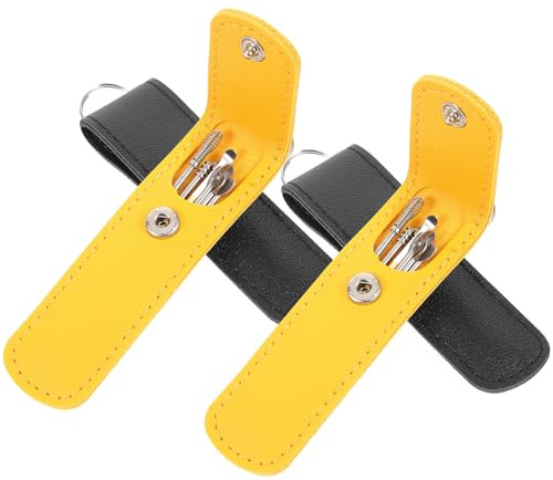 Healvian Set la Pulizia delle Orecchie in Acciaio Inox Riutilizzabile, Kit 24 Pezzi Custodia Portatile, Strumenti Ergonomici per Rimozione Cerume e Massaggio Auricolare Adatto Uso