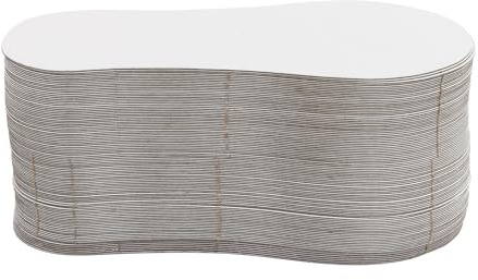 Homoyoyo Cartones Organizadores de Calcetines Invisibles Delgados y Livianos Ideales para Exhibir Calcetines Tobilleros y Barco 100 de Papel Blanco para Mujer y Niñas