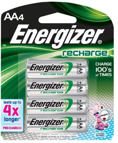 Rechargeable AA NiMH Batteries