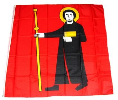 Fahne/Flagge Schweiz - Kanton Glarus NEU 90 x 90 cm