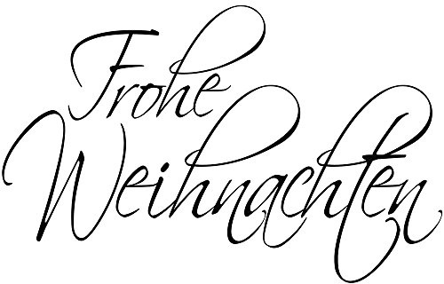 Rayher 28496000 H.- Stempel Frohe Weihnachten, 5x7cm, Art. 21181