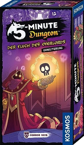 KOSMOS 691264 5-Minute Dungeon - Der Fluch des Overlords, Erweiterung von 5-Minute Dungeon für 6 Spieler