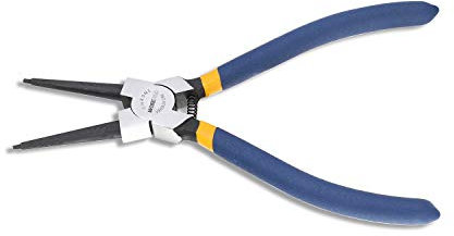 WISEPRO Circlip Pliers Internal Heavy Duty Snap Ring Pliers with Straight Jaw for Ring Removing and Retaining 7 Inch