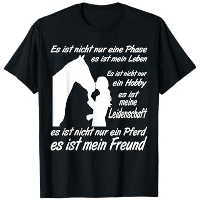 Pferdefan Mädchen für das Pferd zum Reiten für den Reitsport T-Shirt