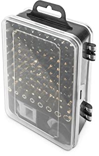 DIGITUS Präzisionsschraubendreher-Set 115-teilig – Feinmechaniker Werkzeug für Handy, Laptop, PC, Spielekonsolen, Uhren, Brillen – Bits aus S2 Werkzeugstahl – Reparatur-Set