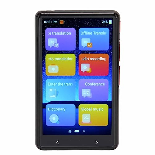 Fremdsprachenübersetzer, HD-Übersetzer mit Rauschunterdrückung und 4-Zoll-Touchscreen, Zwei-Wege-Online-Sprachübersetzer für 134 Sprachen