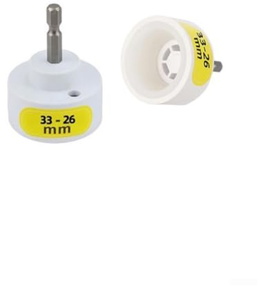 Electric Bottle Capping Machine Handheld Sealing Drill Adapter 1/4 Inch Hex Shank for Various Cap Sizes 10-50mm(26-33mm)