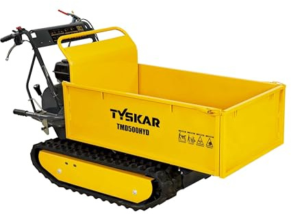 Tyskar Raupendumper Kettendumper TMD500HYD Benzin Motorschubkarre Nutzlast 500 kg mit Kipphydraulik