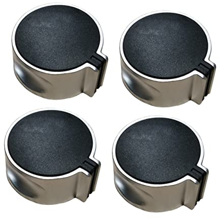 KOMBIUDA Manopole Facili 4 e di in Zinco per Gas Pezzi Fornelli Lega Manopola da Installare per Accensione Semplice, Accessori per Cucina Domestica