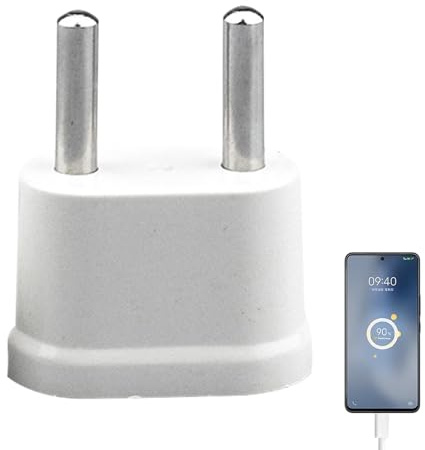 Adaptador De Enchufe - Convertidor De Enchufe | Cargador De Pared | Convertidor para Viajes | Conector Internacional Portátil Mundial | Conector Internacional Adaptador para Viajes Europeos
