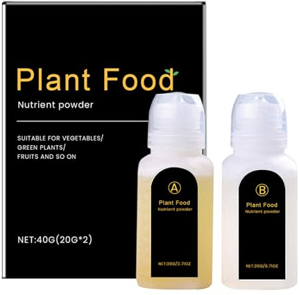 Fertilizzante Per Piante - Attrezzature Idroponiche per Nutrizione Vegetale - Soluzione Nutriente per Fiori Ortaggi Frutta Giardino Terrazzo Sistemi di Coltivazione