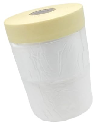 HONITANO Cinta de Enmascarar con Película Protectora para Pintura Resistente al Agua Sol para Renovación de Coches y Decoración de Interiores