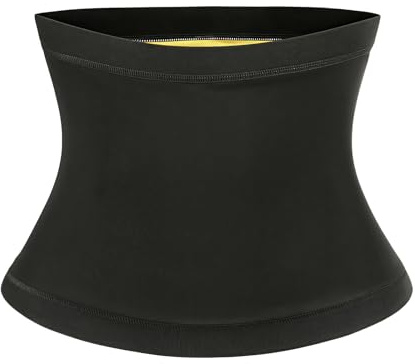 AOOOWER Taillentrimmer für Männer und Frauen, Sauna-Gürtel, atmungsaktiv, Cincher für Männer und Frauen, Gold-Trainer, Trimmer, Abnehmen, Schweiß, Workout, Shaper