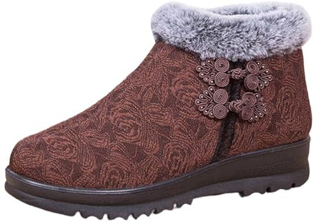 Apres Ski Femme Bottes De Neige Hiver Apres-Ski Botte Chaud Chaussures Bottine Raquette Boots Grand Froid D'hiver Après-Ski Bottines Snow Chaussure Chaude Pour Fourrée Fourrées Glacia Barefoot