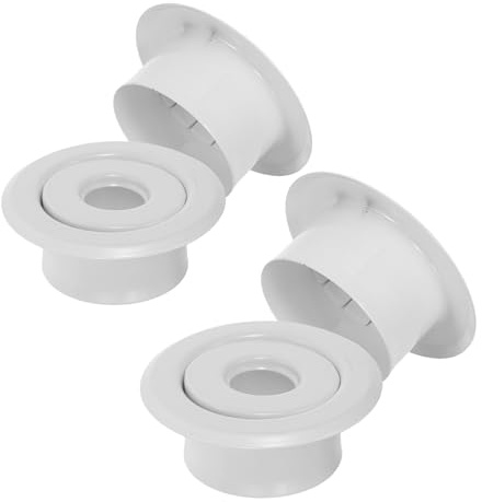 Housoutil 24mm Geteilte Sprinkler Rosette aus Metall – 4 Stück Flächenbündige Deckenabdeckung für Verdeckte Feuersprinkler Korrosionsbeständige Sprinklerkopf Abdeckplatte für Pendel