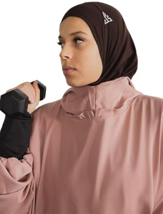 Safwa® SafwaFlow™ Hijab Sport für Damen, atmungsaktiv und leicht – schweißableitend, perfekter Halt, aktiver Komfort, ideal für Fitness, Laufen, Krafttraining, Arbeit