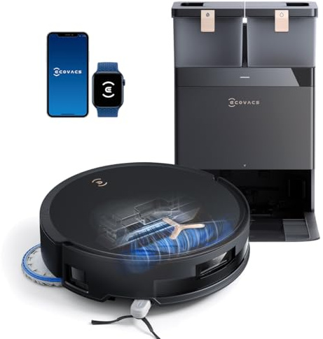 ECOVACS DEEBOT T50 MAX PRO Omni Robot Vacuum, 18,500Pa Blast Suction