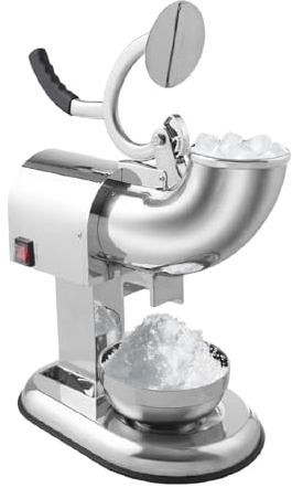Tritaghiaccio Elettrico | 350W Acciaio Inossidabile | 1420 Giri/min Tritaghiaccio Professionale per Bar e ristoranti