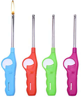 12 x Feuerzeug XXL Stabfeuerzeug 27 cm lang nachfüllbar und befüllt mit Gas + gratis 1 x Feuerzeugallaroundprofi24