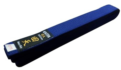 Kaiten Karategürtel Gürtel Budogürtel Baumwolle (blau) (250)