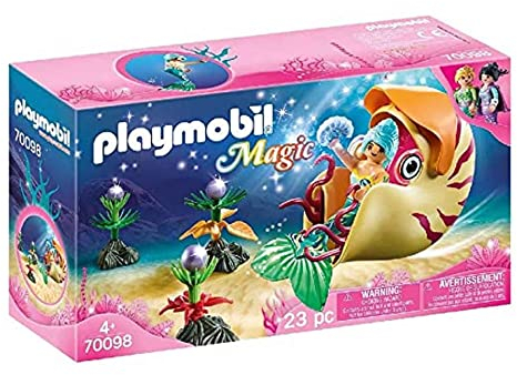PLAYMOBIL 70098 Meerjungfrau mit Schneckengondel