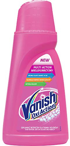 Vanish Oxi Action Pink Odplamiacz płyn do koloru i bieli 1 l