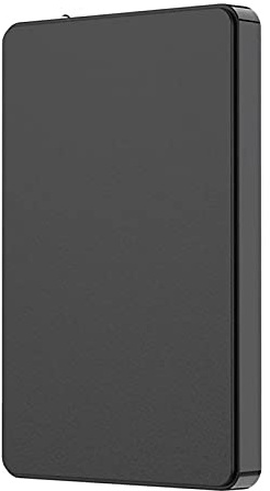 SUYING Hard disk esterno Hdd da 2 TB / 500 GB, 120 GB, 80 GB, USB 3.0 portatile di backup, adatto per PC desktop, Ps4, laptop, Xbox, Smart TV (120 GB, nero)