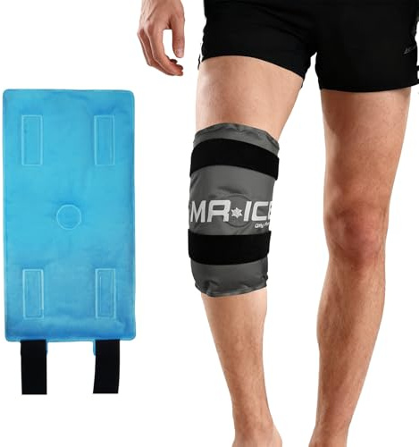 Knie Kühlpads Gel Kühlkissen für Verletzung, Wiederverwendbare Kühlbandage für Knie, Schulter, Ellbogen und Rücken, Kalt Warm Kompresse Kühlpack für ACL/Knieersatzoperation/Arthritis/Schwellung