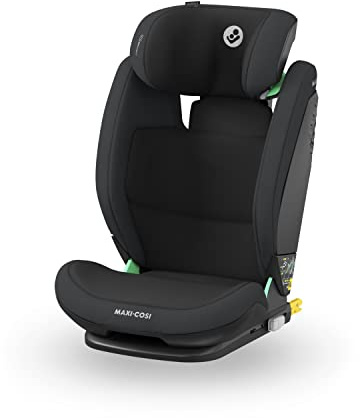 Maxi-Cosi RodiFix S i-Size, High Back Booster Seat, 3.5 - 12 years (100 - 150 cm), Child Car Seat, 3 Recline Positions, Adjustable Height/Width, G-CELL Side Impact Protection, AirProtect, Basic Grey